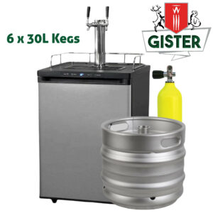 Gister Premium Draught Beer – 6 Kegs